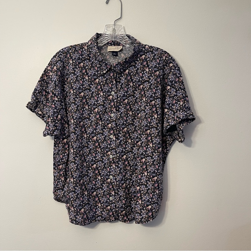Floral Button-up Shirt